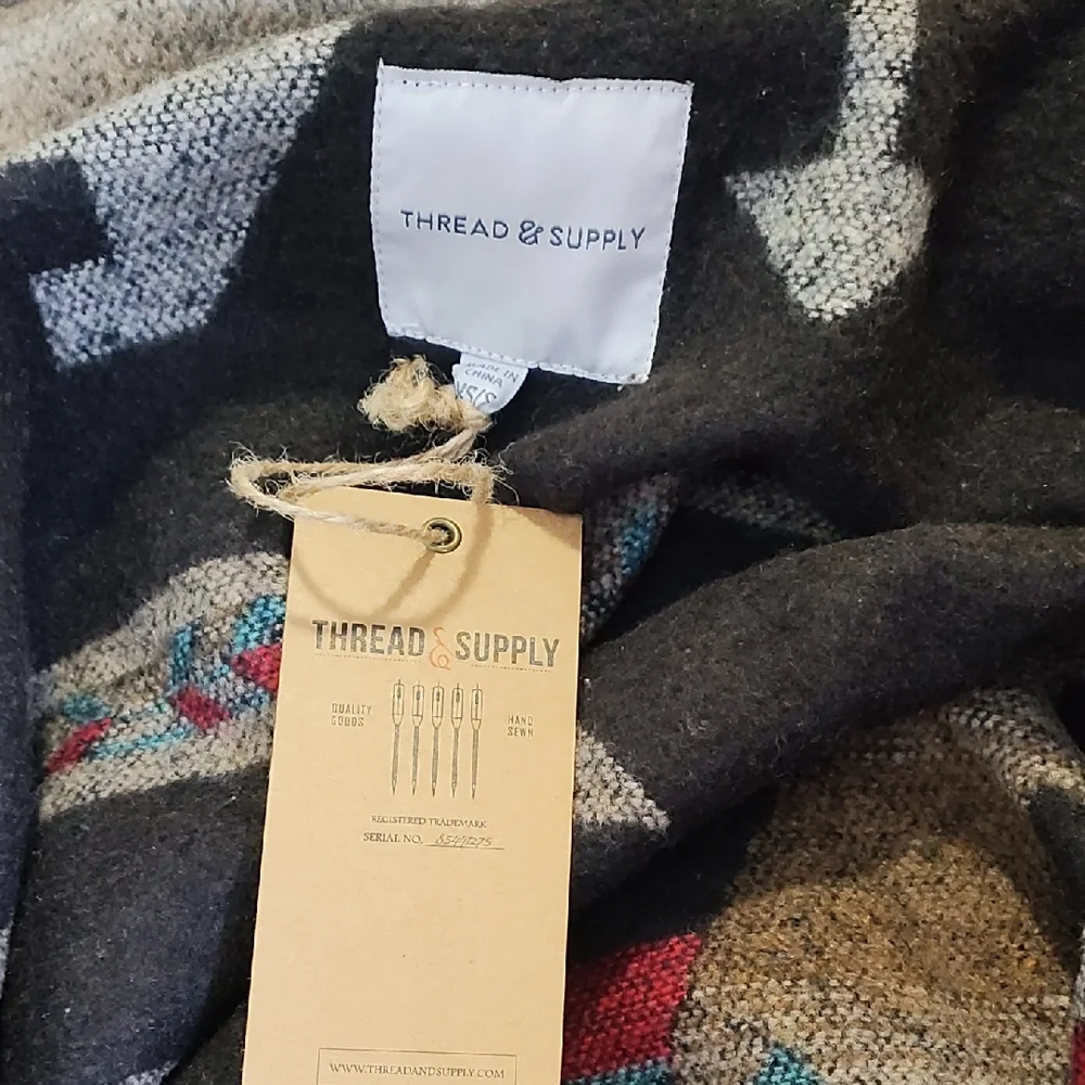 Thread & Supply Multicolor Patterned‎ Cape Size S
